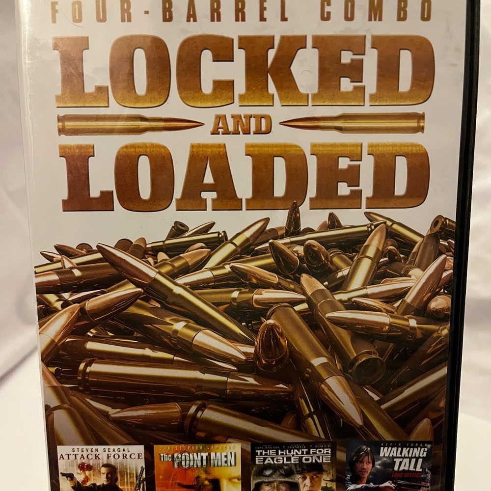 5/$15, DVD, Locked and Loaded, 4 action movies See Description for titles